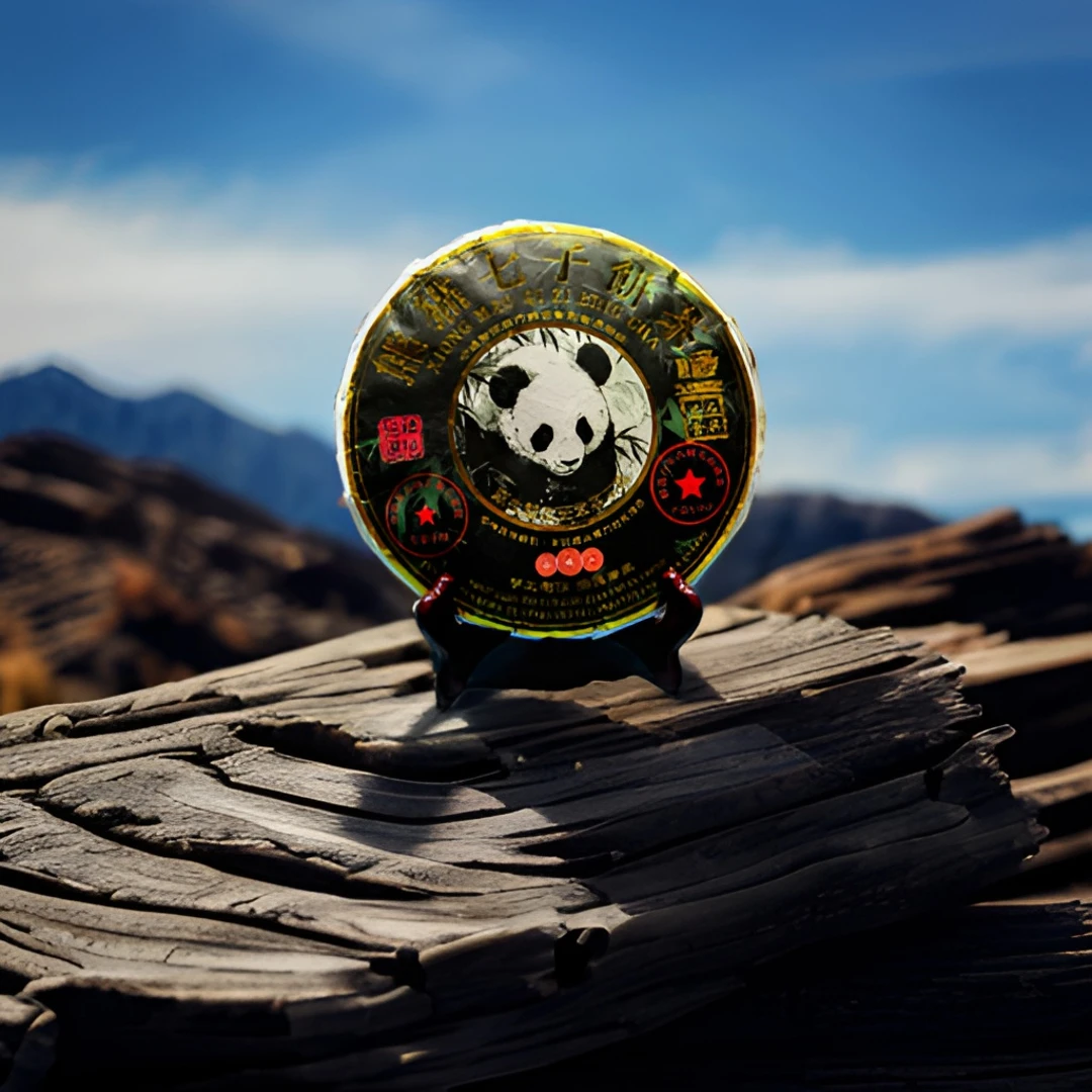 XY 熊猫老班章茶王树生茶357g(苏苏专属)