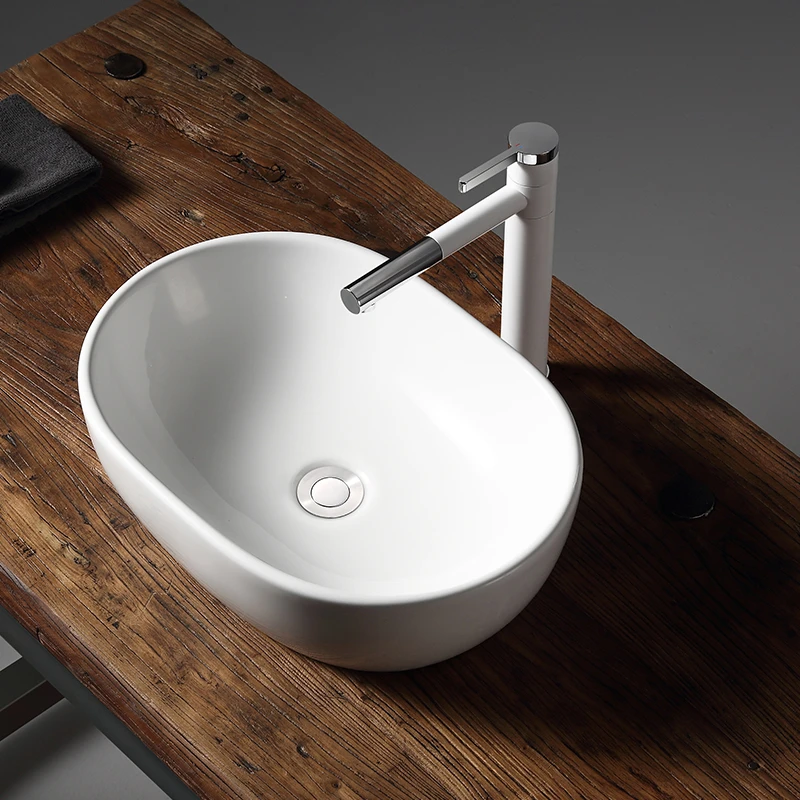 陶瓷台上盆水盆台上洗手盆单盆洗脸盆小尺寸卫生间家用阳台艺术盆