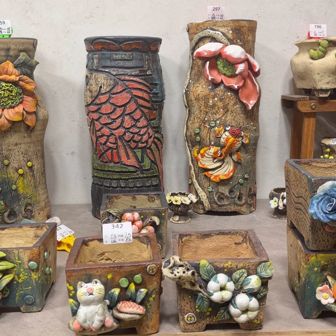 红陶20CM以下它***啊342微瑕2个