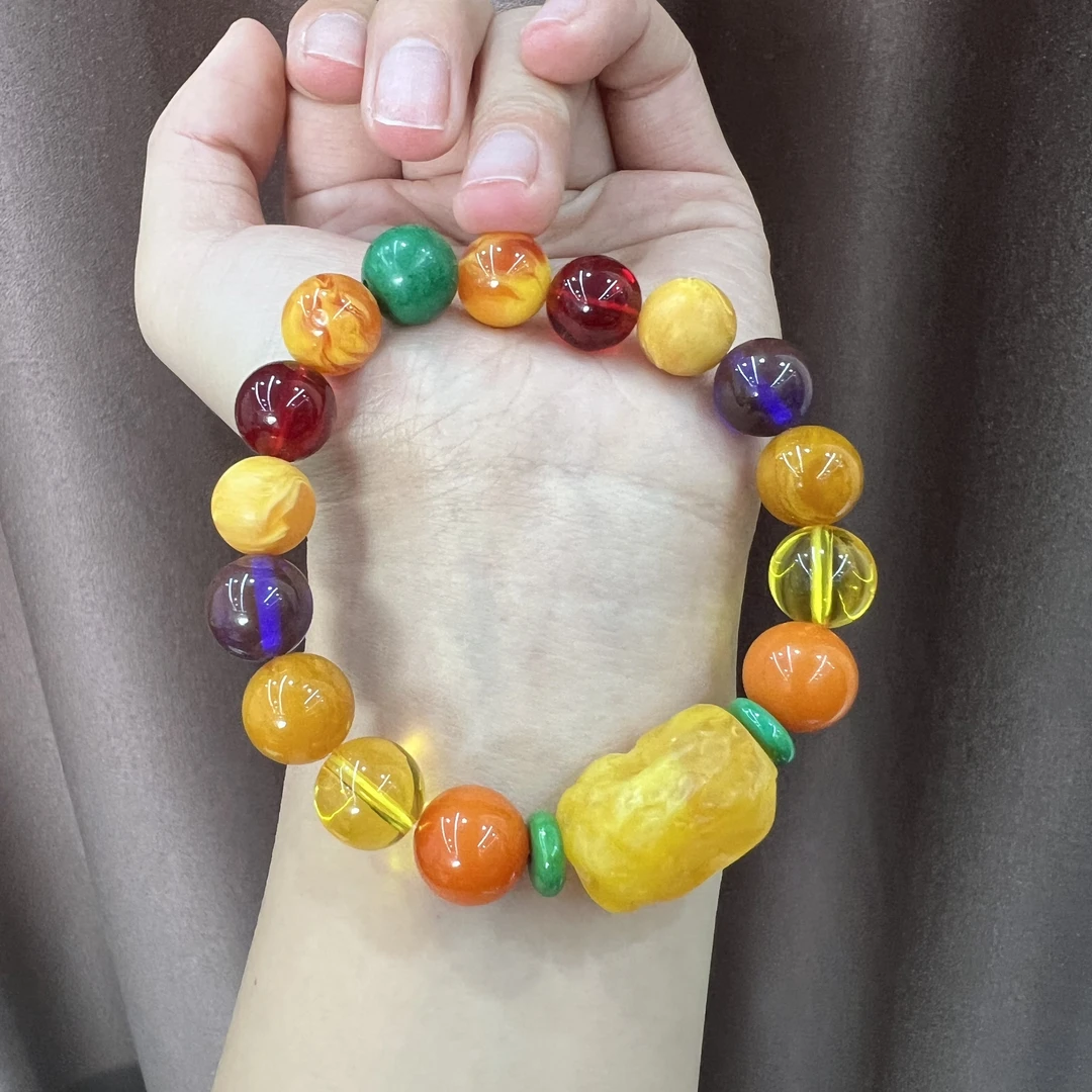 高定珠宝蜜蜡多宝手链ZX617S038