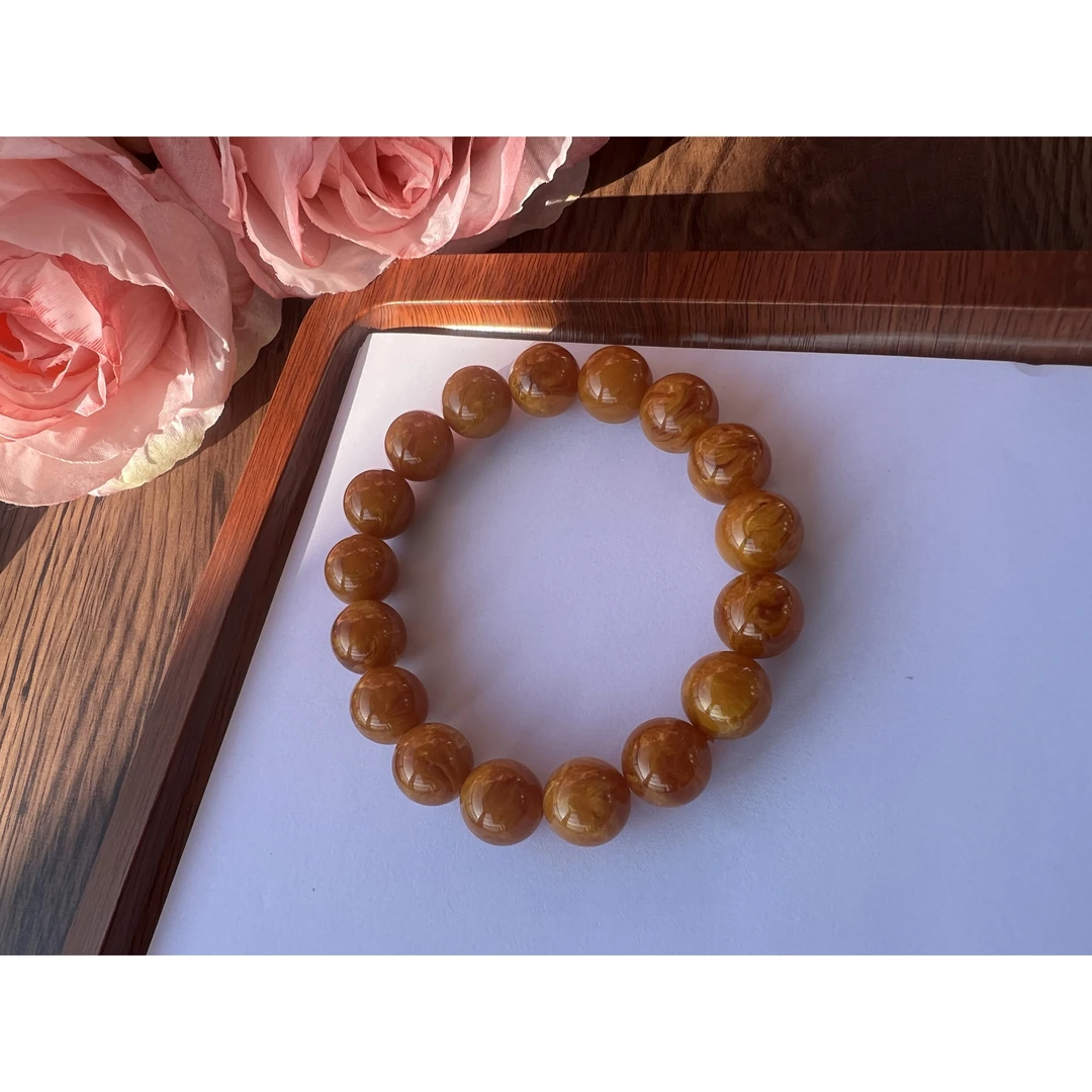 高定珠宝老蜡手串YL267S048