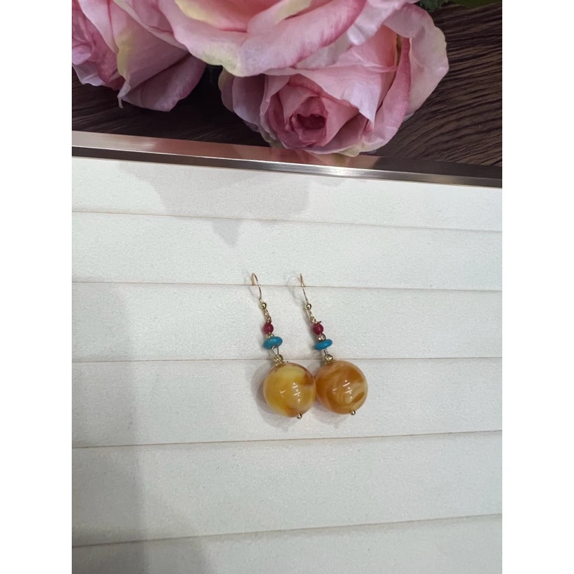 高定珠宝老蜡耳坠PP117S018