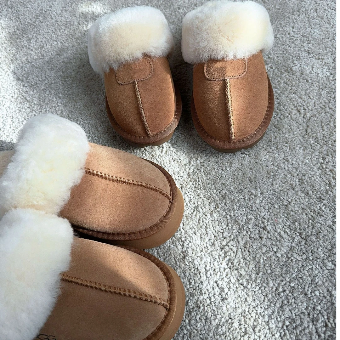 【早点买】2025冷冻早点买的一双毛毛拖雪地棉