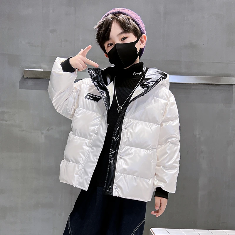 反季免洗男童羽绒服2022新款冬季男款加厚儿童中大童外套洋气男孩