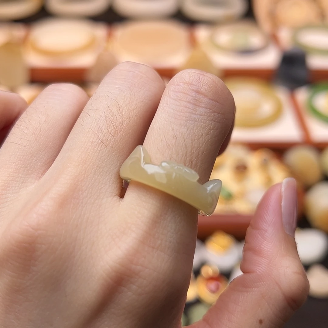 和田玉戒指未镶嵌1314