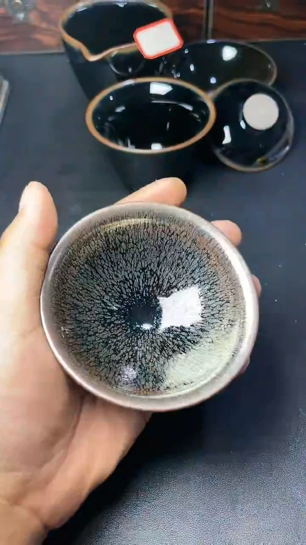 【闪购商品】茶盏116叶紫建盏瓷器