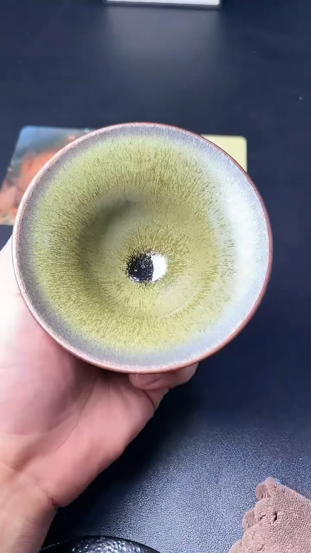 【闪购商品】茶盏195叶紫建盏瓷器