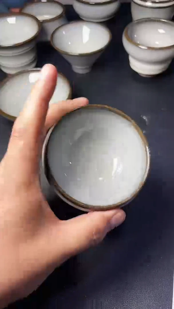 【闪购商品】茶盏759叶紫建盏瓷器