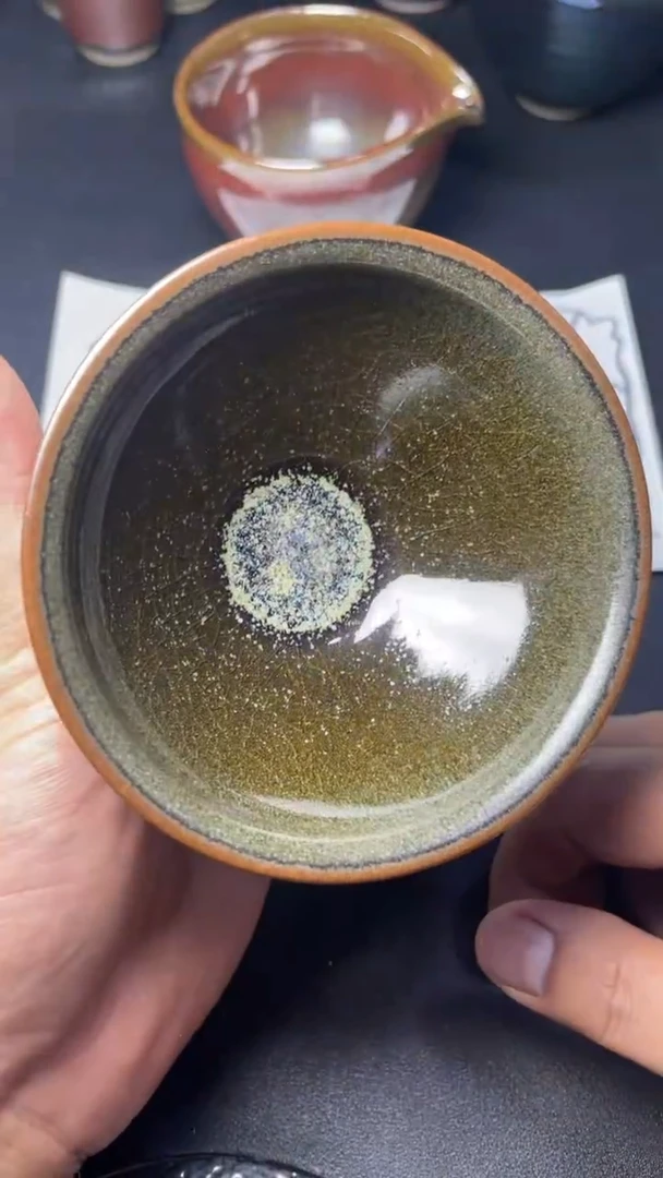 【闪购商品】茶盏21微瑕叶紫建盏瓷器
