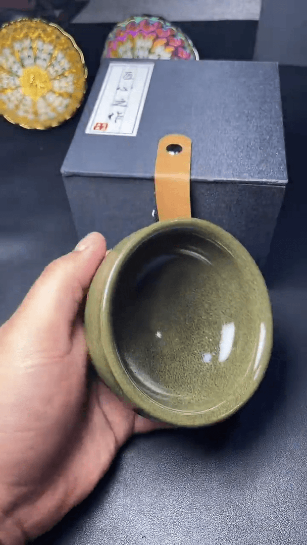 【闪购商品】茶盏629叶紫建盏瓷器
