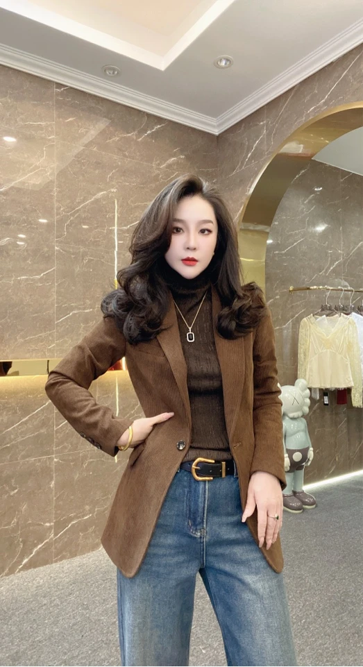 （断码清仓）轻奢百搭时尚修身西装外套