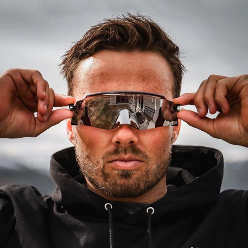 【Q系列】骑行跑步登山防风运动护目镜软硅胶鼻托大框眼镜贴合面部