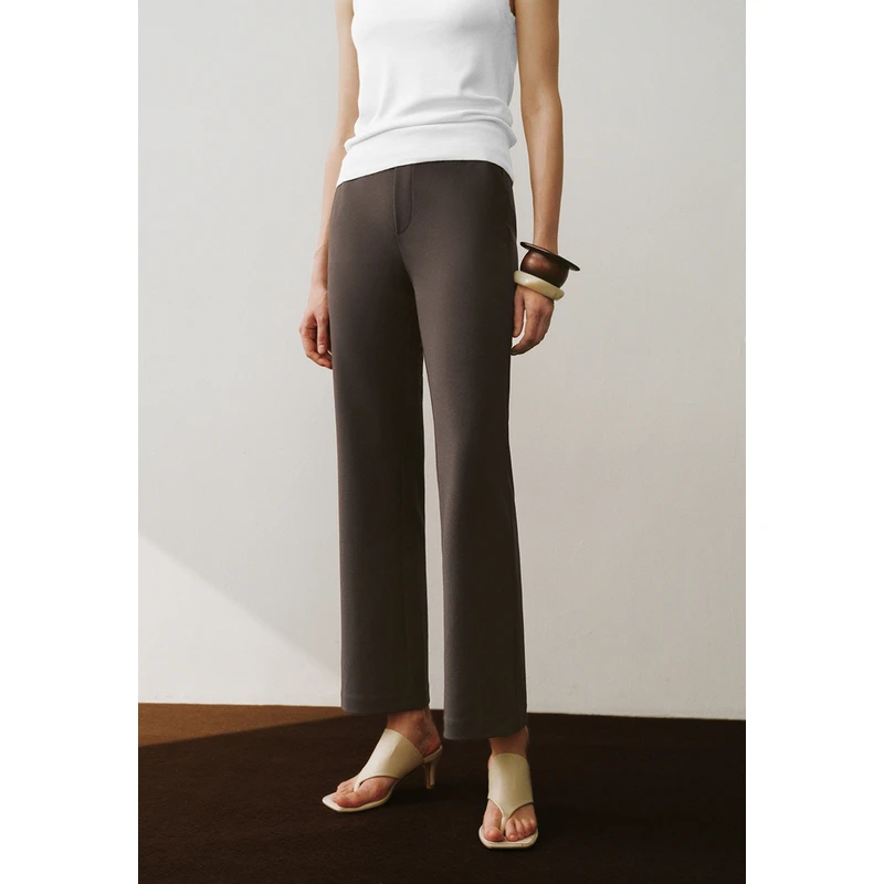 UR女装时髦休闲百搭半松紧腰喇叭裤UWM640011