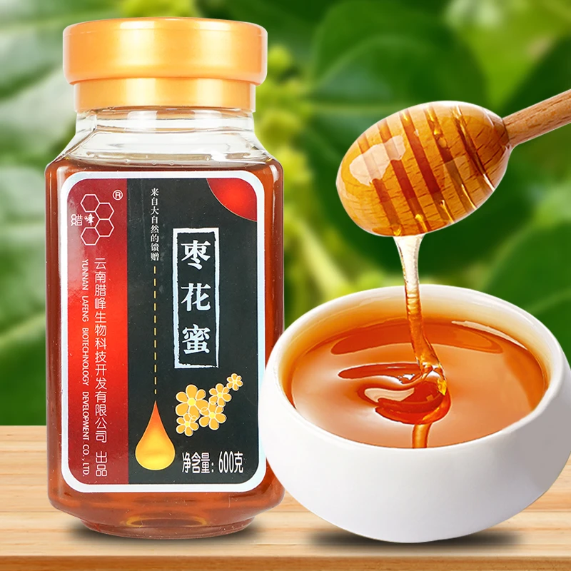 LAFENGFENGYE/腊峰蜂业云南枣花蜂蜜600g一瓶 蜂场产地直发