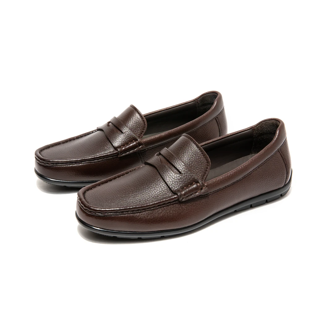 YO-G8002固特异手工新款英伦风休闲潮流鹿皮乐福鞋休闲日常