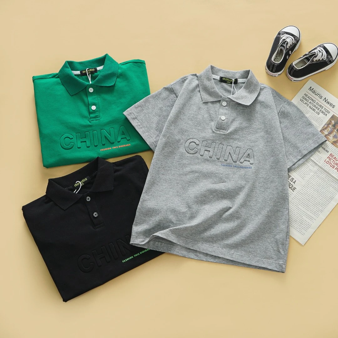 儿童萌娃夏季穿搭夏款POLO衫DI003