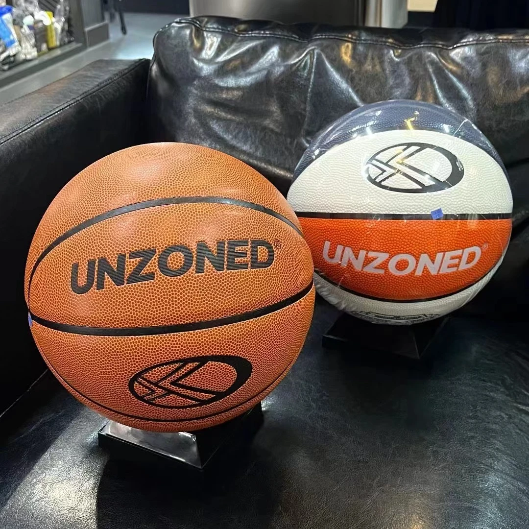 安运UNZONED 夏季PU吸汗颗粒运动篮球7号球