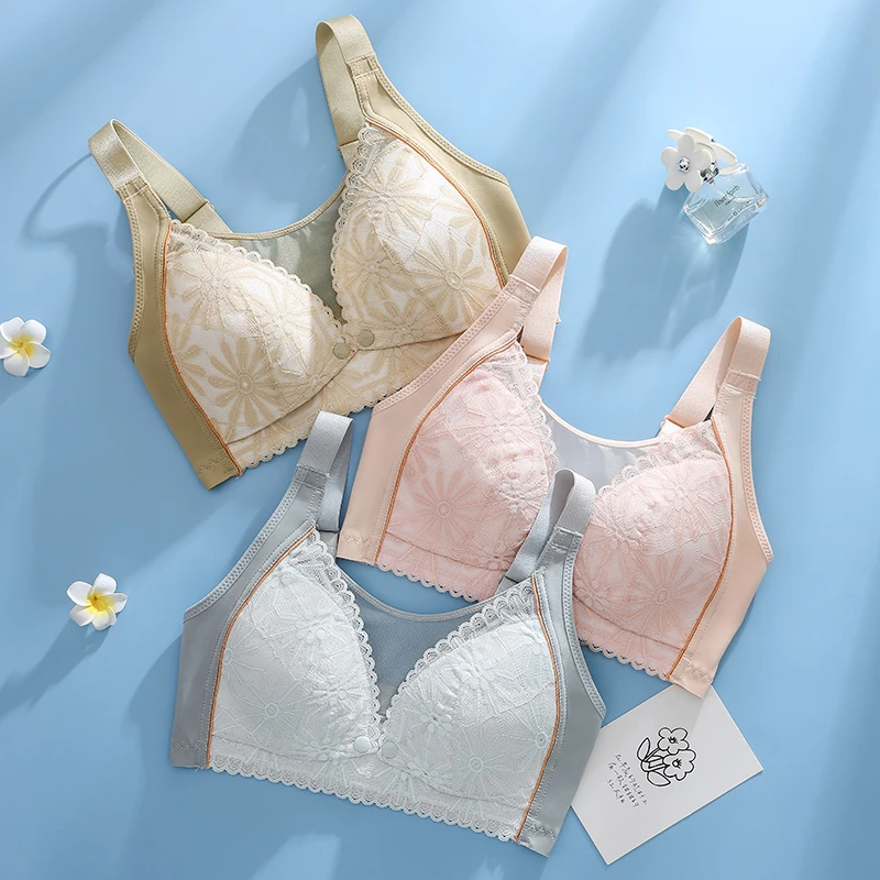 花茹雅哺乳内衣女薄款防下垂聚拢产后喂奶孕期专用孕妇文胸无钢圈