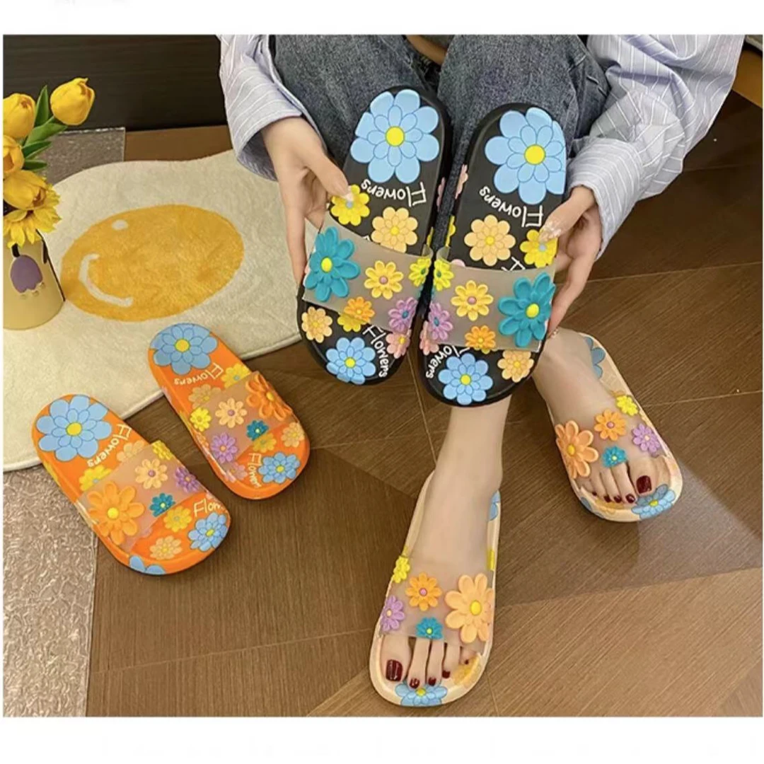 新款太阳拖鞋女夏天室内防滑居家软底外穿浴室防滑凉拖鞋休闲