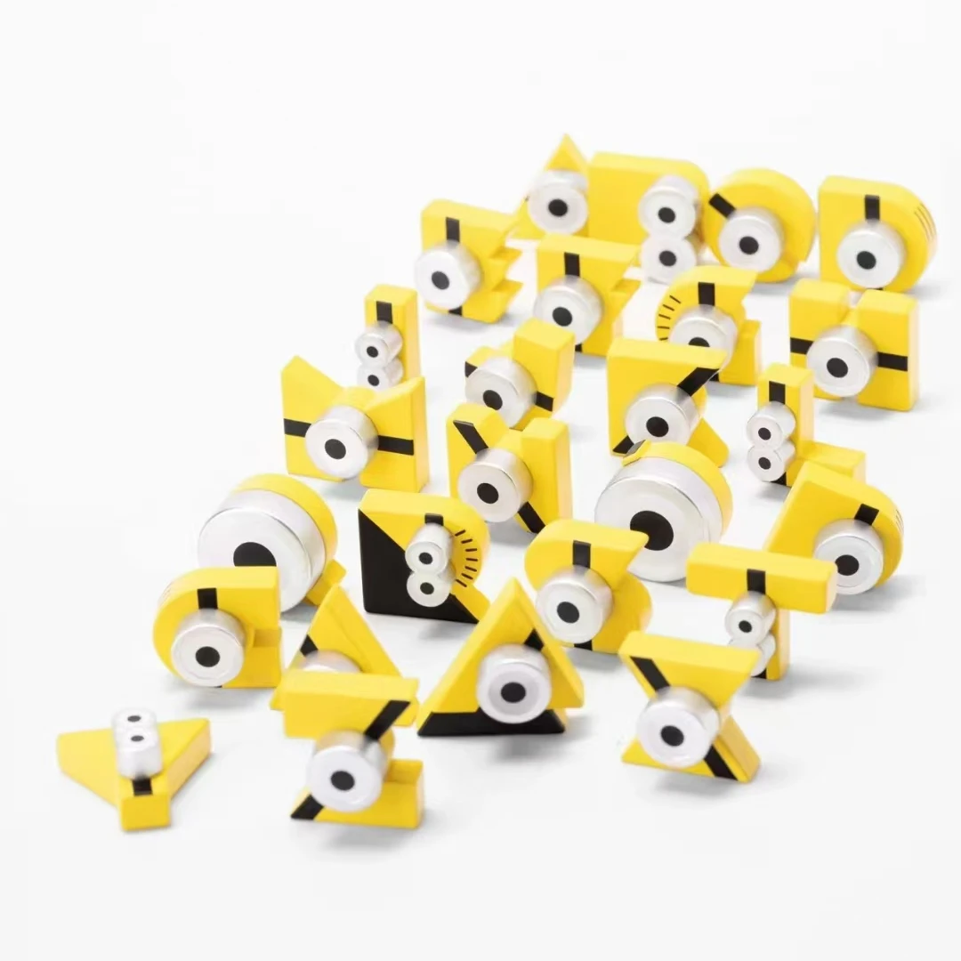 【拆袋】小黄人盲盒叠叠乐数字字母益智玩具摆件