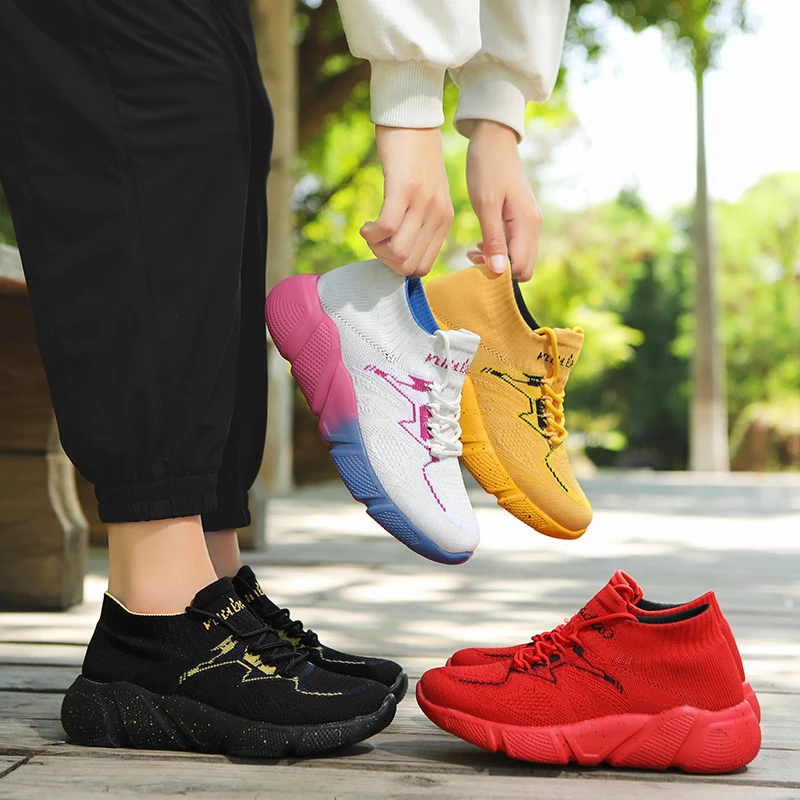 牛霸道高弹男女同款鞋运动鞋软底透气夏季网织面百搭时尚轻便舒适