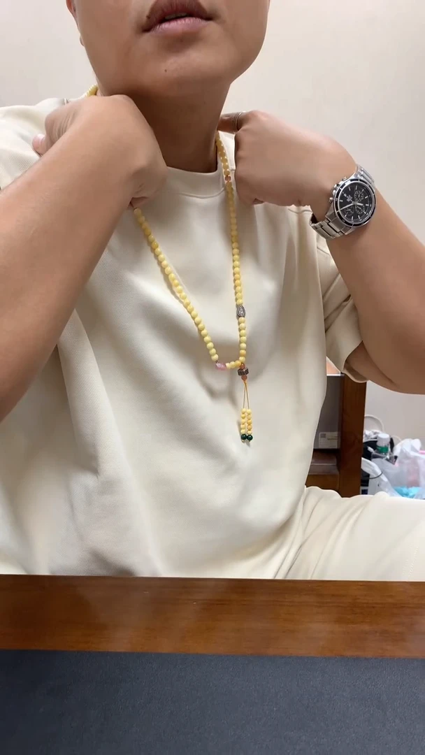 【闪购商品】蜜蜡裸石未镶嵌珠链回流不退不换|480+0