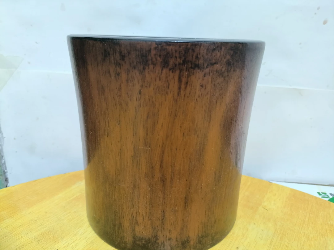 木制笔筒雕刻，整板整雕，一对一链接图，拍完联系客服实木工艺品