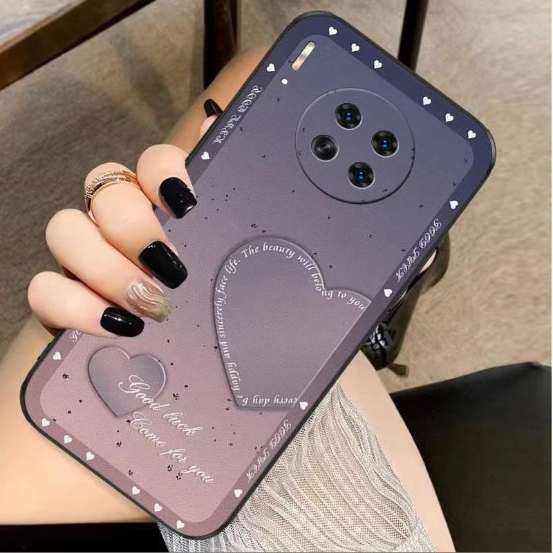 适用华为mate30手机壳HUAWEIMATE30硅胶星点爱心女款防摔软壳时尚