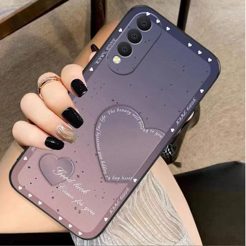 适用荣耀x20se手机壳HONORX20SE硅胶星点爱心女款防摔软壳时尚个