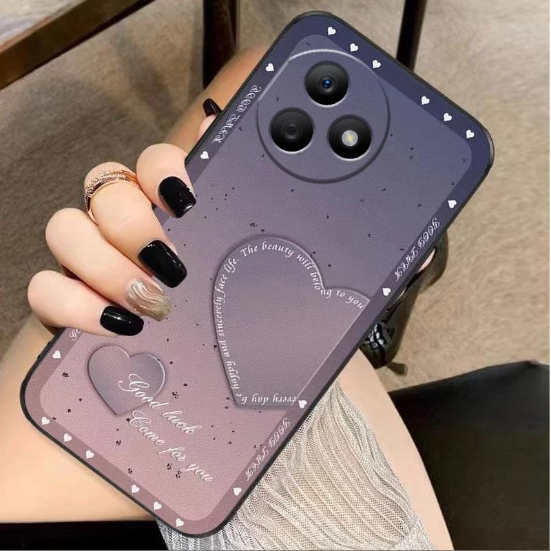 适用荣耀x50i+手机壳HONORX50IPLUS硅胶星点爱心女款防摔软壳时尚