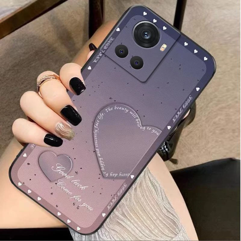 适用一加ace手机壳OnePlusACE硅胶星点爱心女款防摔软壳时尚个性