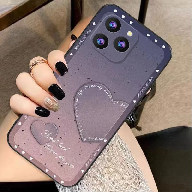 适用荣耀60se手机壳HONOR60SE硅胶星点爱心女款防摔软壳时尚个性