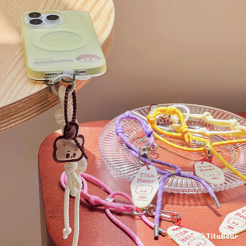 TitaBear挂绳合集原创卡通可爱挂绳汽车钥匙扣包包挂件手机套配饰