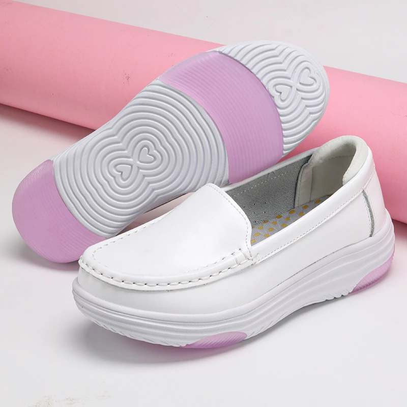 伊护护士鞋秋冬四季白色舒适脚感好透气软底舒适工作不累脚鞋