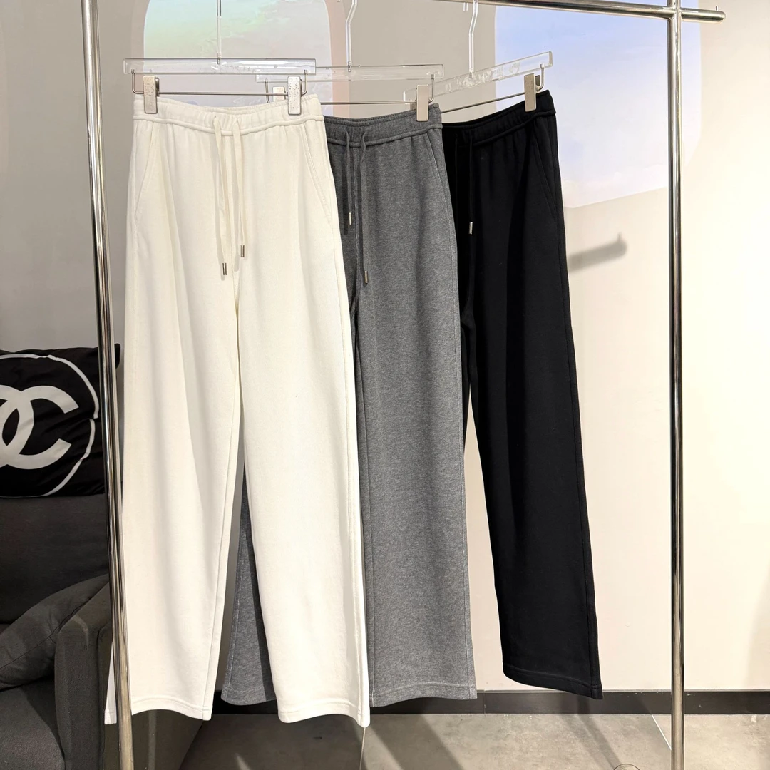 LINDAJUN 2024新款秋冬简约直筒休闲慵懒裤