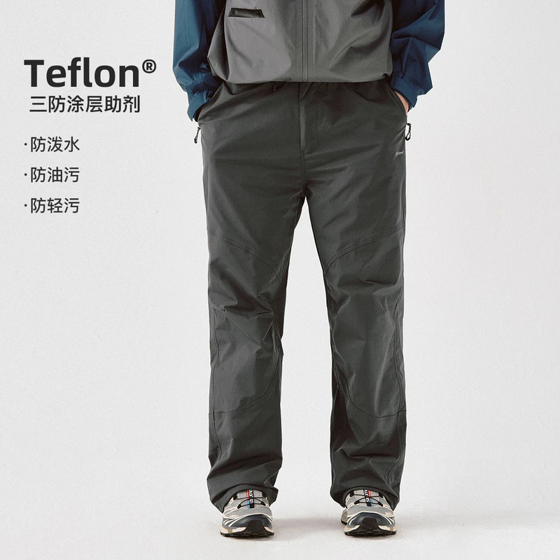 714street户外三防徒步登山裤新款直筒长裤宽松休闲裤男512255