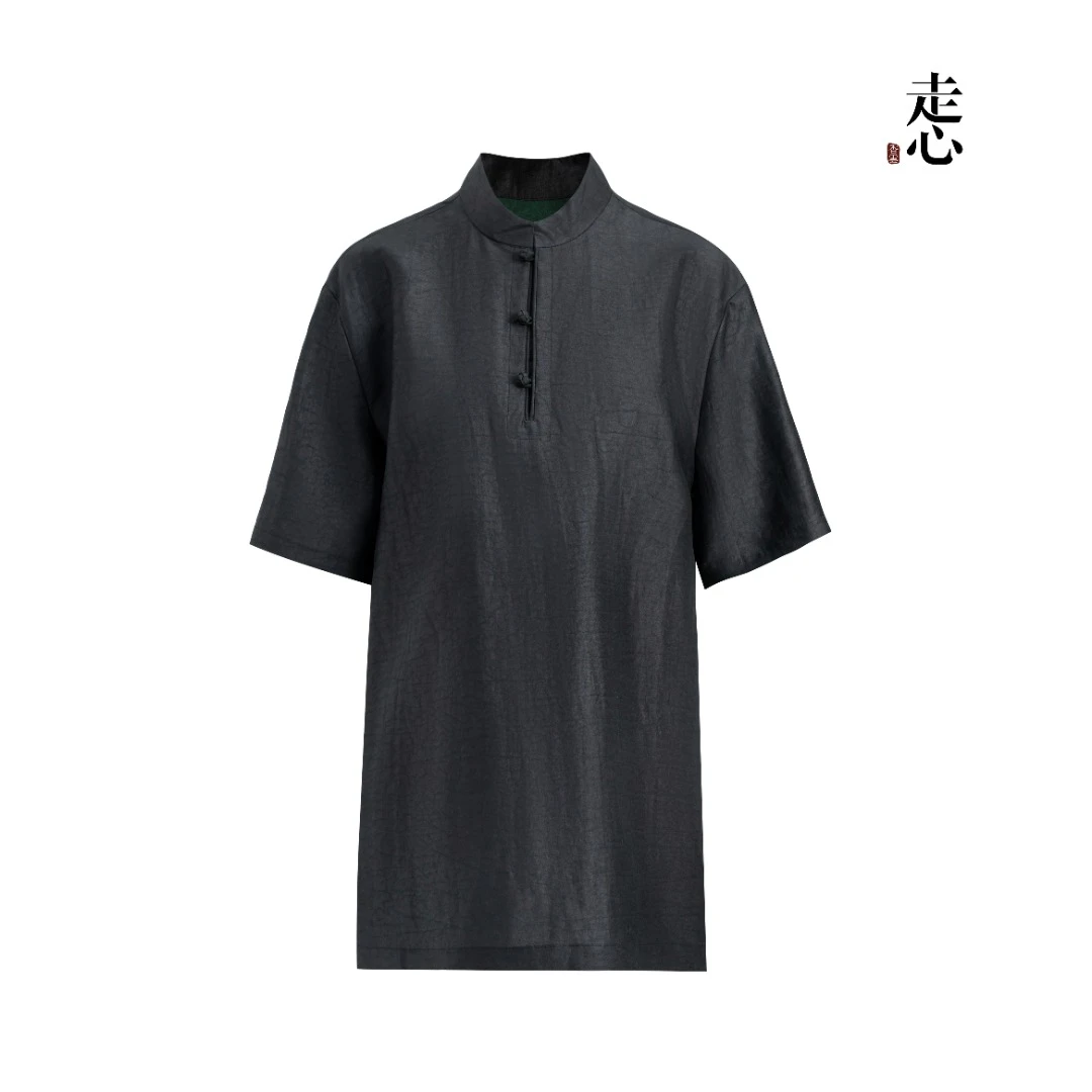 【香云走心】套头衫24ZM075夏季休闲时尚中式中国风桑蚕丝高档气质