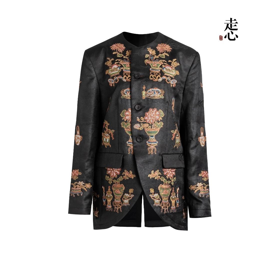 【香云走心】宝瓶系列 西装24ZWT3902中式复古休闲时尚长袖重工气质