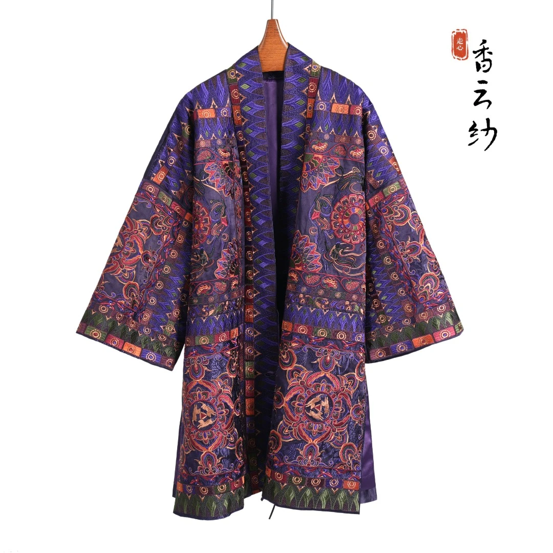 【走心非遗香云纱】前后一样长 莲花三兔袈裟23ZWT3595