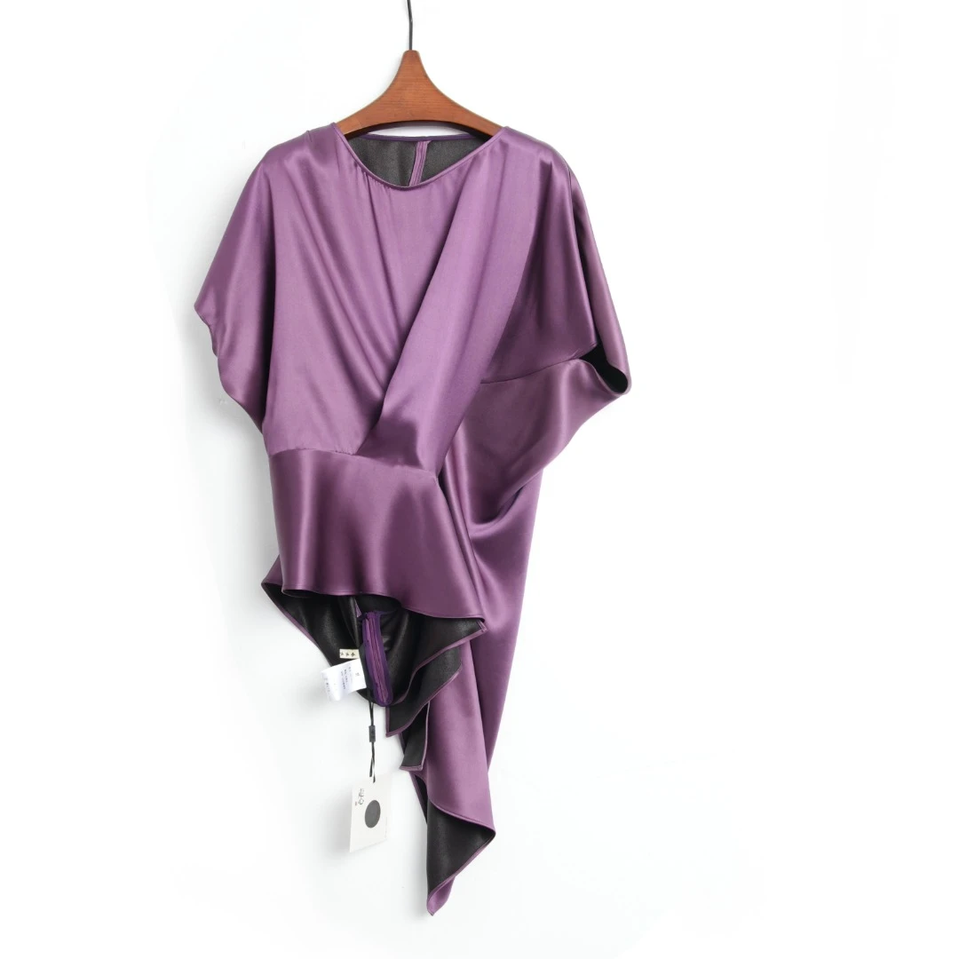 【香云走心】套头衫24ZYL616长袖时尚百搭夏季宽松桑蚕丝高档中国风