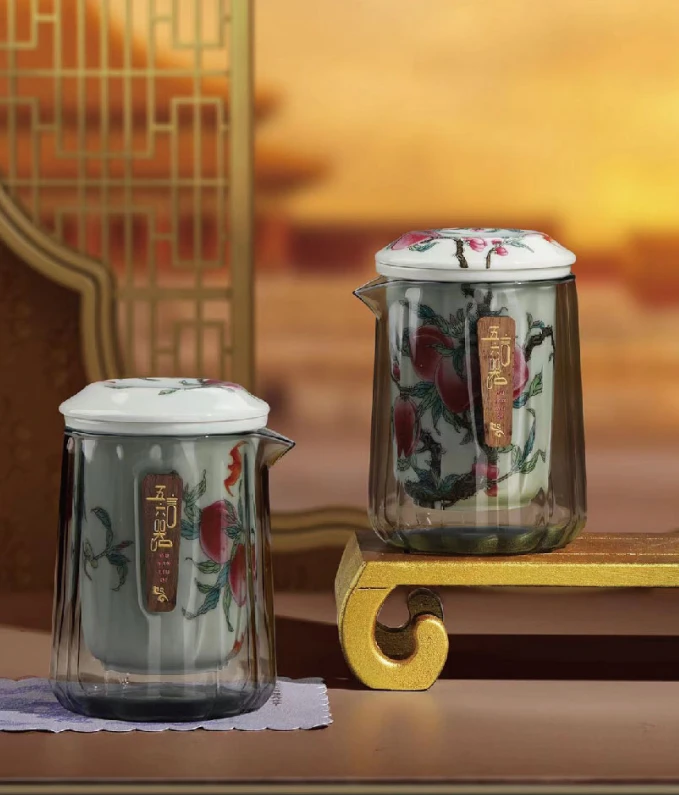 九桃献福系列 欢言快客旅行组茶具 WY-102