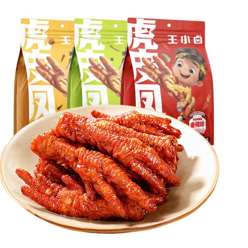 【夏姐】【4包】王小卤虎皮凤爪香辣味68g