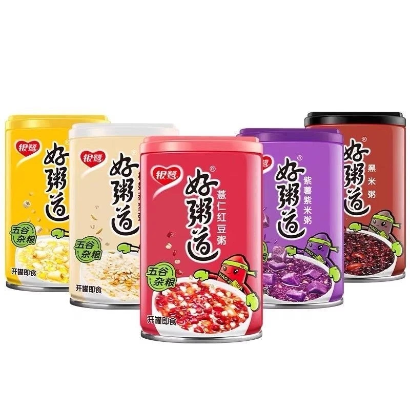 【夏姐】银鹭好粥道黑米粥280g*12罐*2箱