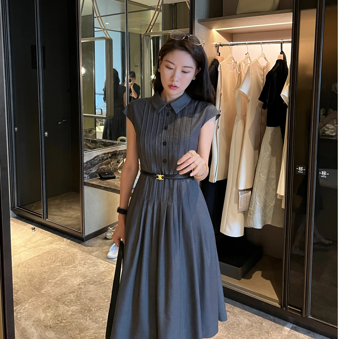【米卡私服】【时光邮差】名媛高级时尚连衣裙
