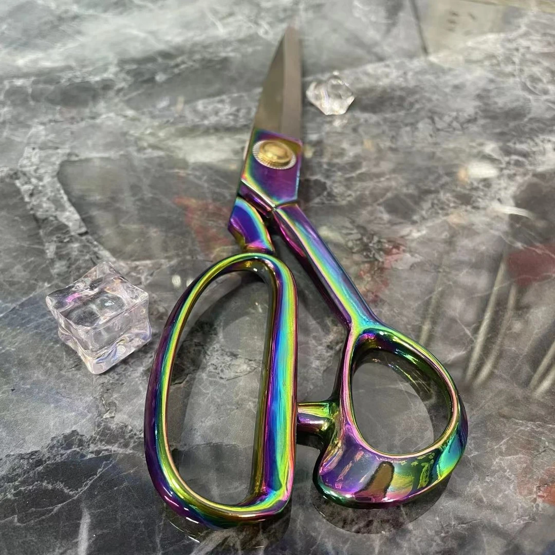 彩钛剪炫彩多功能家用厨房剪刀彩钛裁缝剪家用多功能大剪刀