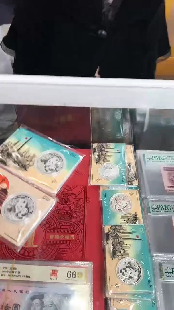 【闪购商品】纯银2024年熊猫银币对卡（2枚）