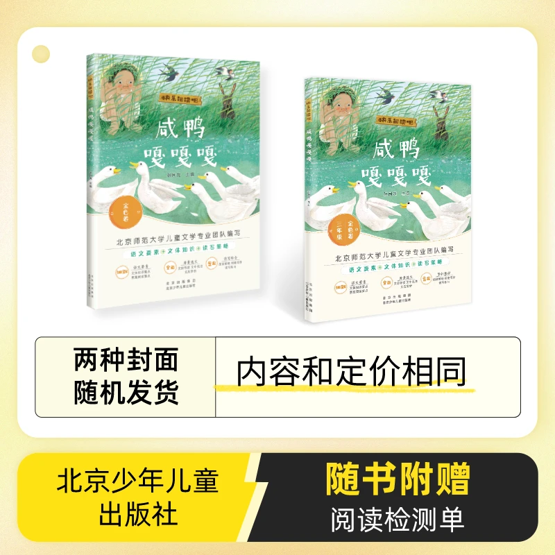 快乐阅读吧 金色卷 咸鸭嘎嘎嘎 张国龙 北京少年儿童出版社