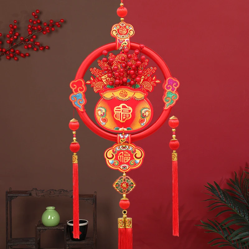 【代代有福】2024龙年爆款室内灯笼挂件乔迁喜庆背景墙挂件新年装饰