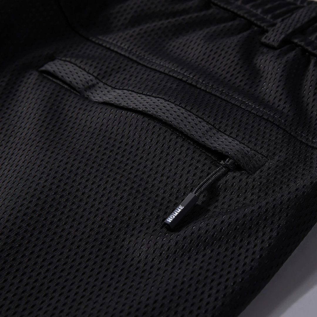 夏季薄款冰丝网眼休闲裤裤休闲裤宽松加肥加大码速干裤运动裤