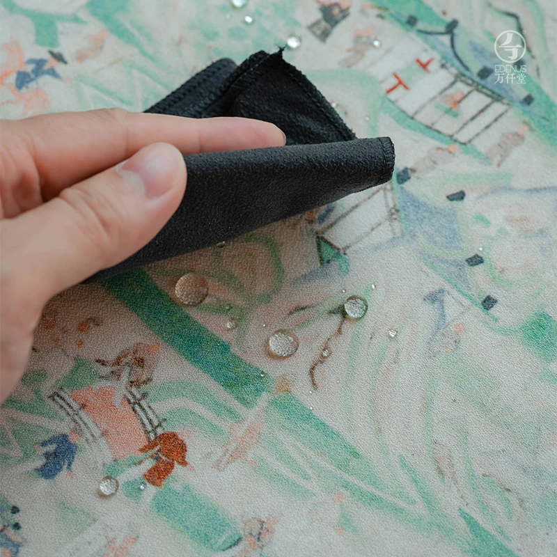 【万仟堂】五台山图·桌旗（小）敦煌联名防水双面可用桌旗壁画桌旗